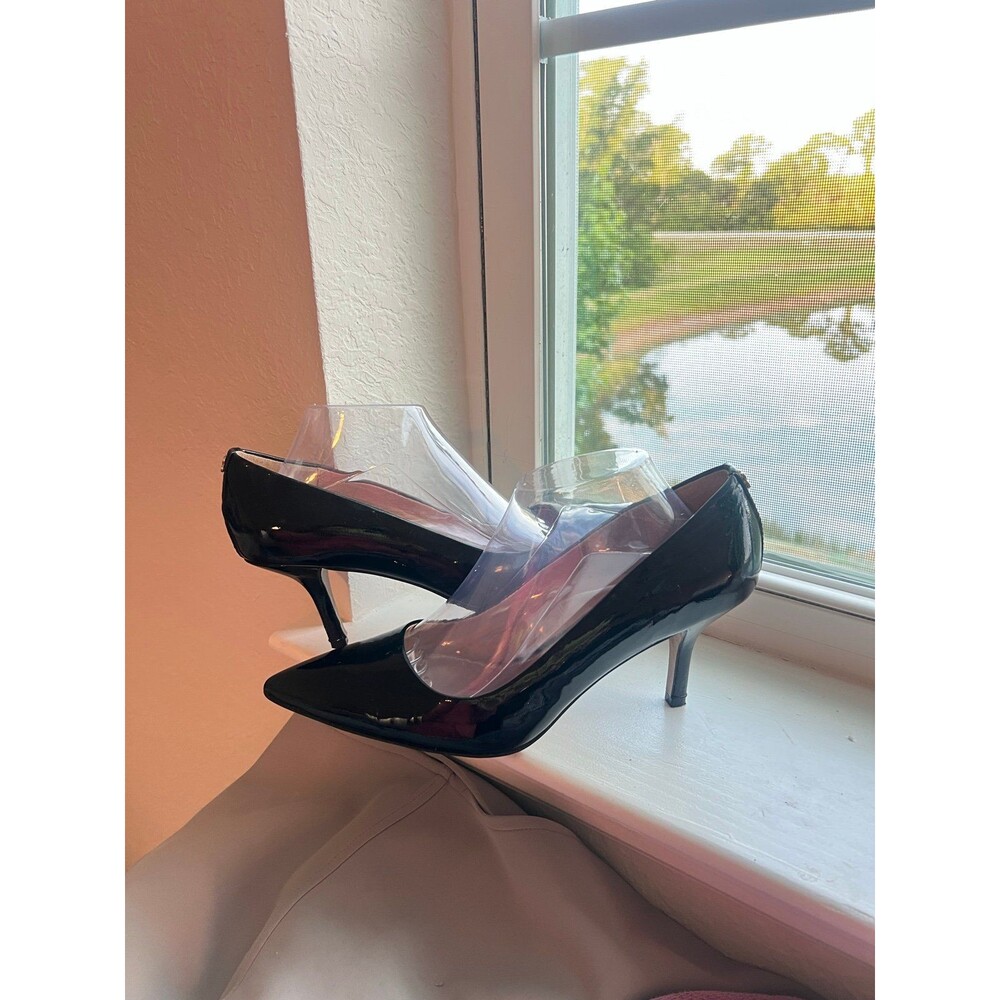 Coach Zoee Patent Leather Black High Heel Pumps Women’s Size 10 - Picture 4 of 12